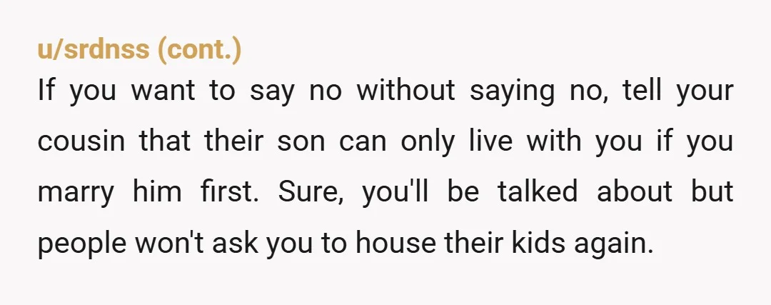 u/lemonmangocherry Excuse me, can you please parent my child for four years. If not, you’re selfish. Unbelievable