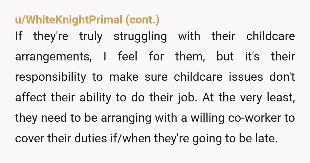 u/Rare_Sugar_7927 NTA youd already been very accommodating. Yes its tough on that one person...but how many others would have lost their livihood if the company went under? This is business,...