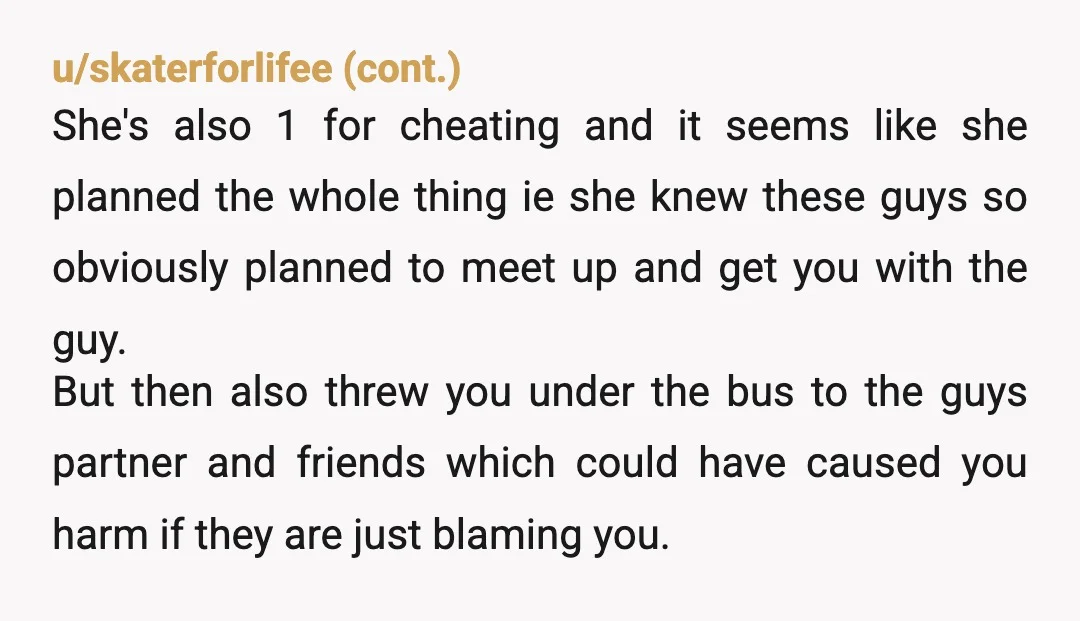 u/notheretoargu3 So let’s see here: we have you, OP, who is just fine hanging out with someone that betrays people when she fights with them. No issues with that at...