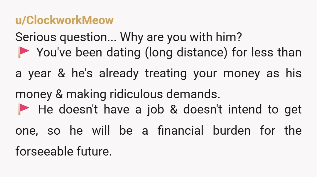 u/Global-Hair-810 I would be leaving this relationship. 10 months and he’s flying off the handle with something that isn’t your responsibility to handle. Supporting him the way you did was...