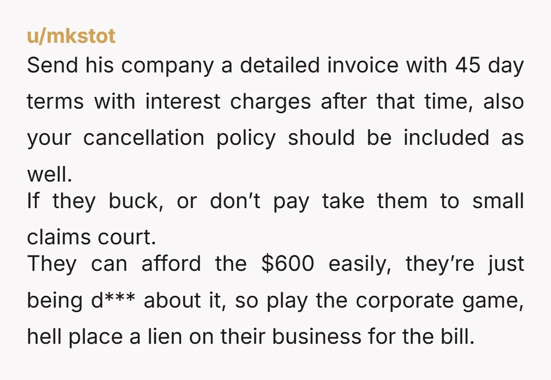 u/stopsallover I think this is something you could reasonably take to small claims court.