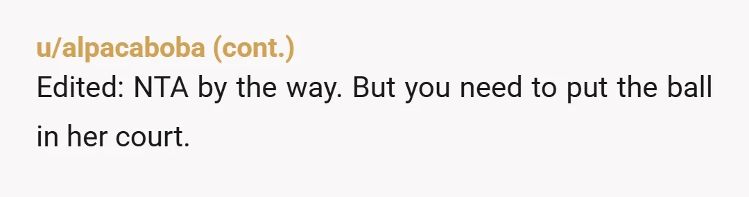 u/RegisterEither9711 INFO: Have you had any direct conversations with your oldest about your expectations for her living in the condo? You said, from your perspective and understanding, it was supposed...