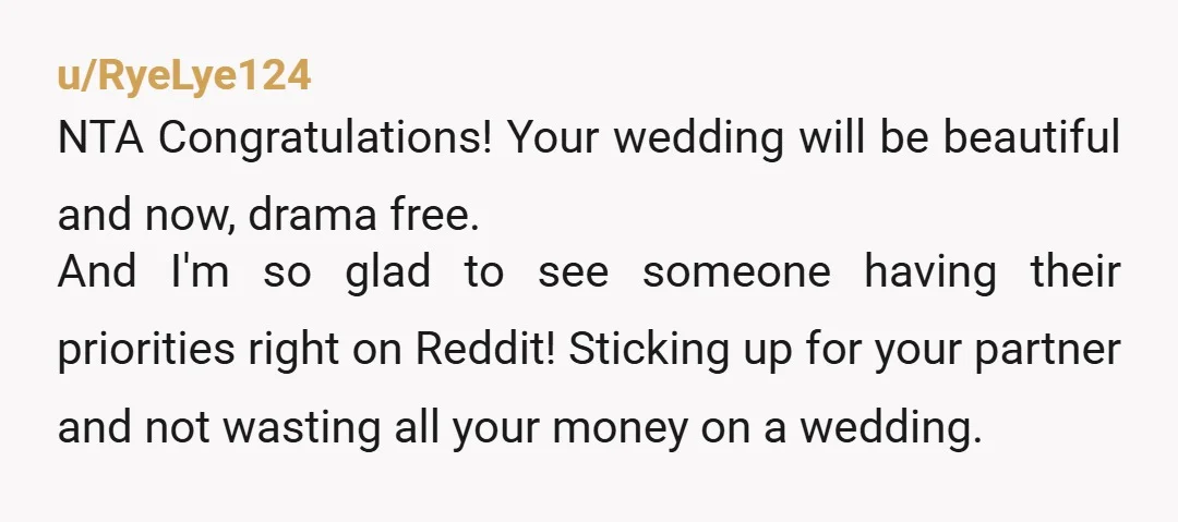 We're using money we might have spent on a huge wedding as a deposit for a house instead Good on you! It kills me when I see people spending tens...