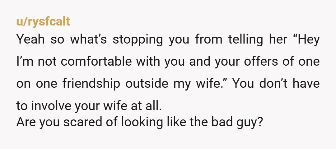 u/nolacox
I think make sure you aren't ever alone with this woman.
Always have a witness.
Don't take any chances. 