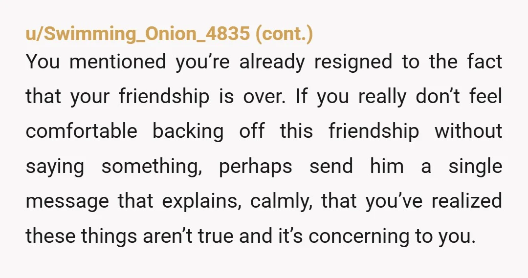 u/chitoatx Has a friend in college like this. Made no sense why he compulsively lied all the time. Sad. Because we liked him and the lies were so unnecessary. Once...