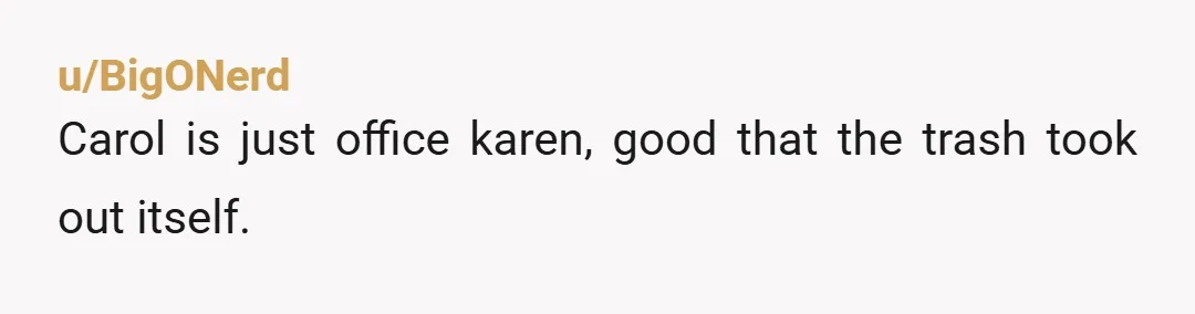 u/VSuzanne
So confused as to what Carol expected OOP to do. As she says, they don't come off.