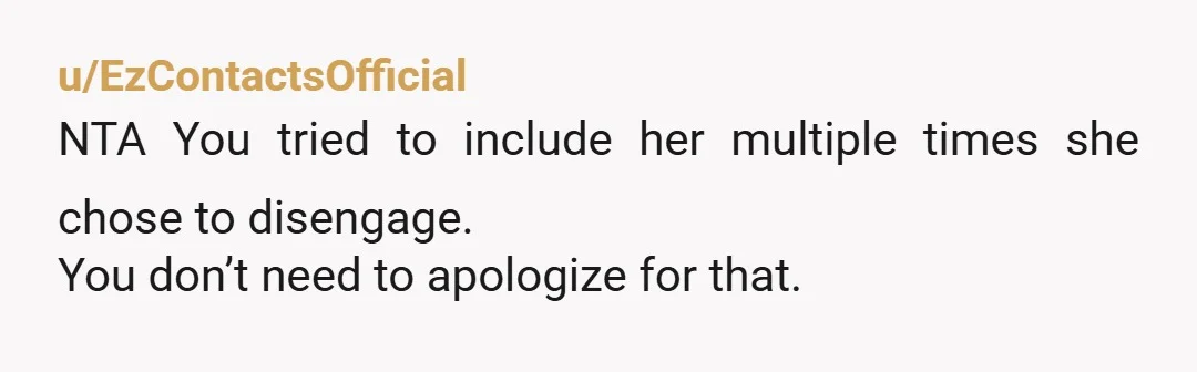 u/StarGlass8859 NTA Is this the first time she has acted like this when she doesn’t get her way? Does she respect that you can disagree with her and not do...