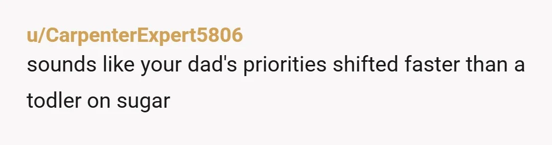 u/merithynos That's not family money. That's his money. You don't have a claim to it. I've told my parents many times that I expect them to leave exactly enough money...