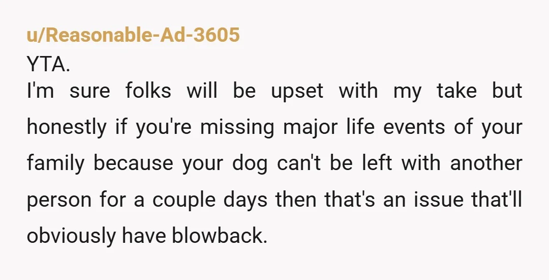 u/one_sock_wonder_ Info/YTA First, how many times has your dog bitten someone and were the bites properly reported to authorities as legally required in your area? At least in the areas...