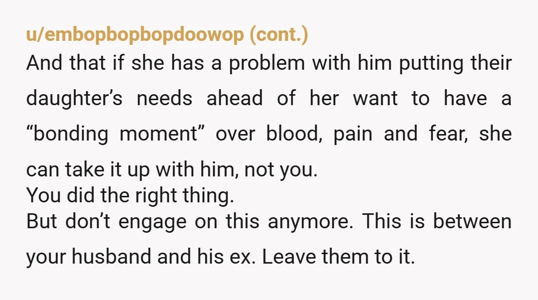 u/ritan7471 NTA, but your husband needs to take over this conversation. Your IT'S mom clearly wants to have a power struggle with you, and he needs to end it. He...