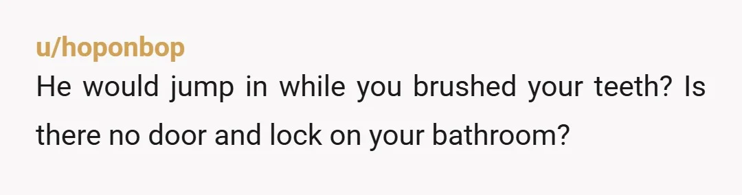 u/Hannover2k
Pretty sad you can run out of hot water in the time it takes to brush your teeth though.