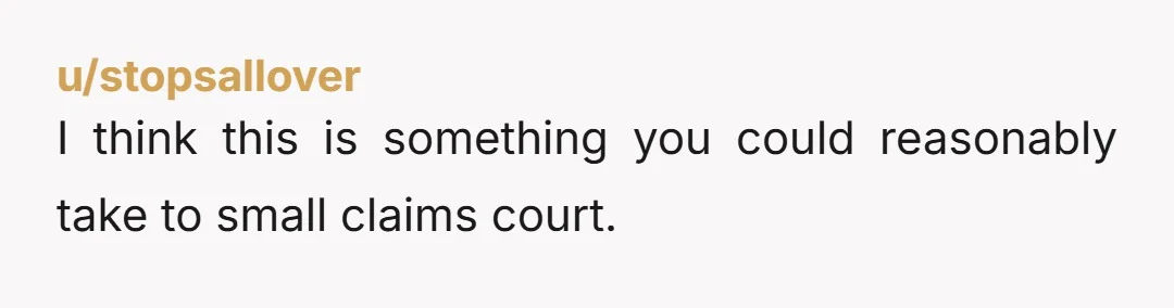 u/Charirner This kind of bs is why I always charged half up front non-refundable.