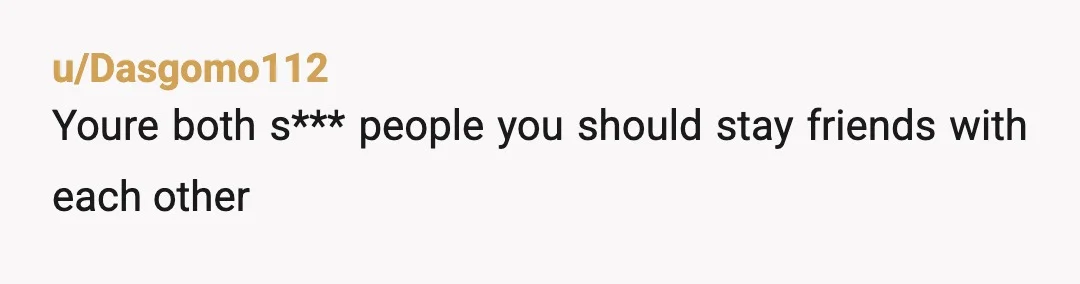 u/omrmajeed YTA for being friends with a cheater. Cheaters are disloyal, who knew. You just cared that you got betrayed, never cared when others did. Frankly you are a hypocrite....