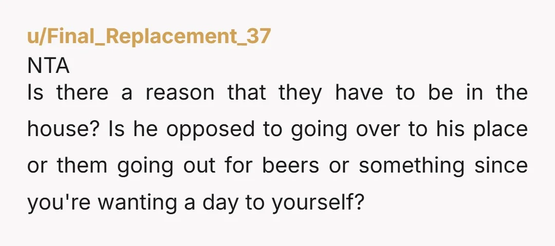 u/IndependenceSalty998
NTA you are supposed to take it easy after an IUI and definitely lay down.