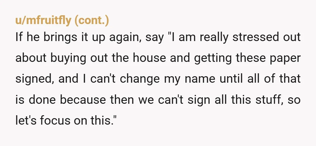 u/fdupnkickin Please get a divorce lawyer involved to split the assets. Especially since he is telling people you are divorced and has not even fililed. I could see him not...