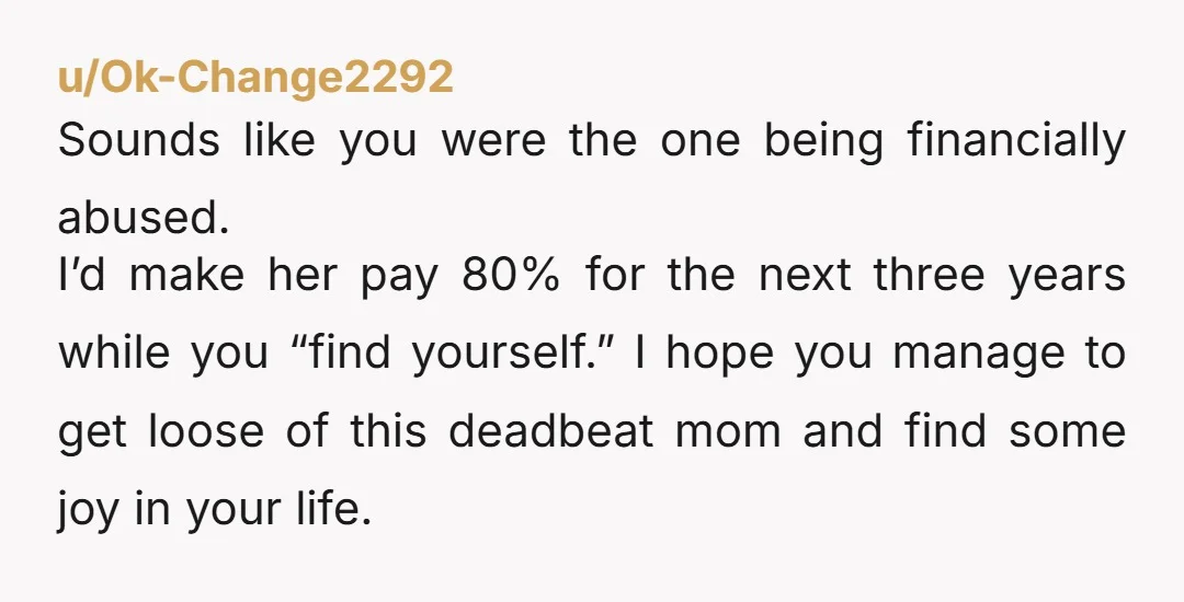 u/aroundincircles She wants your money, and feels like she deserves it. I would get tested for STDs. she has 100% been sleeping with other people. I would start recording EVERY...