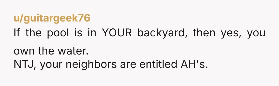 u/EnvironmentalLuck515 I think you are imagining the neighbors giving you weird looks. No responsible adult would have a problem with this and most would be incensed on your behalf. This...