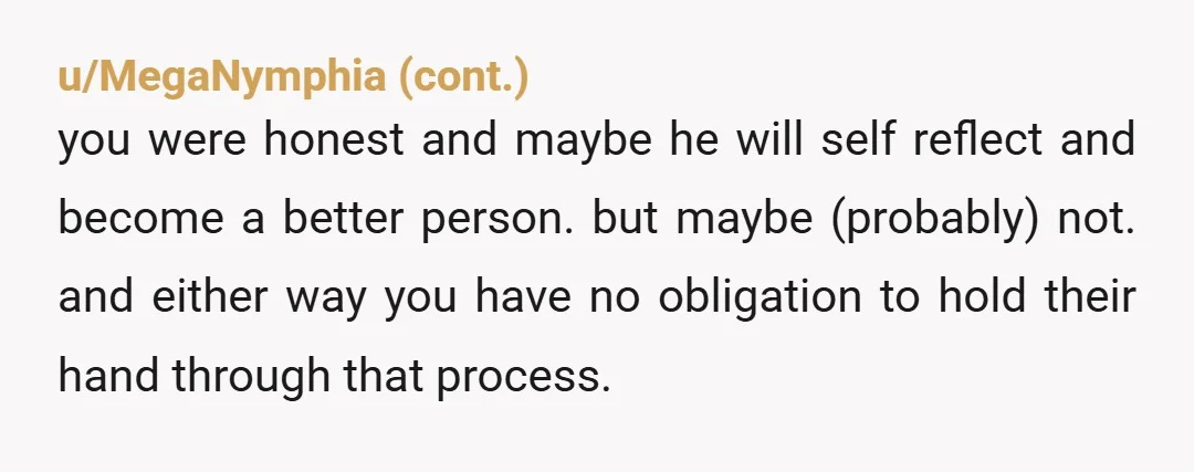 u/Snarkonum_revelio “…and why we couldn’t see the good in him.” My response would be “WHAT good? He cheated, lied, traumatized us as children, and tried our entire childhood to alienate...