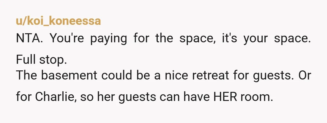 u/rora_borealis NTA And get a real lock for your office. That is private space that you pay extra for.  If you're worried about the landlord, just keep all the doorknob...