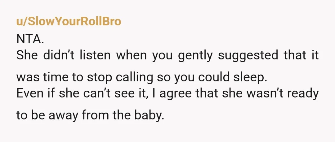u/Possible_Raspberry75 I get being worried about your infant, but “A” seems obsessive. Maybe that obsessive attention to the newborn is what is giving her older child some problems adjusting. She’s...