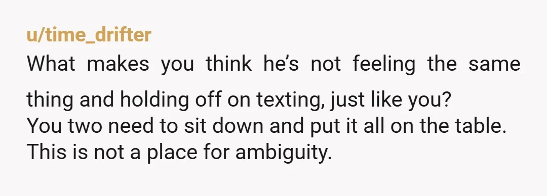 u/heydeservinglistener Youre okay. But i so get this feeling. I did this when my partner and I were best friends only and we've been together six years now and are...