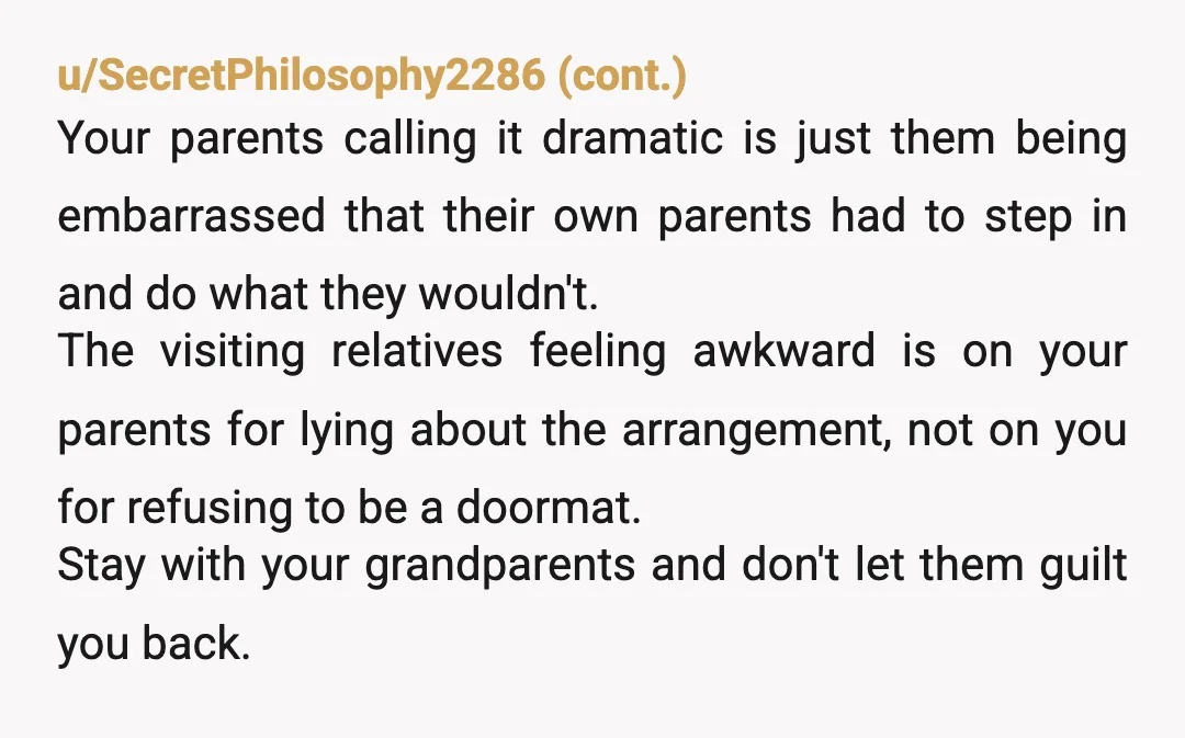u/Queef_Muscle NTA. I moved out at 18 and went back twice and twice I knew I should have stayed away. If they aren't respecting your space while you are paying,...