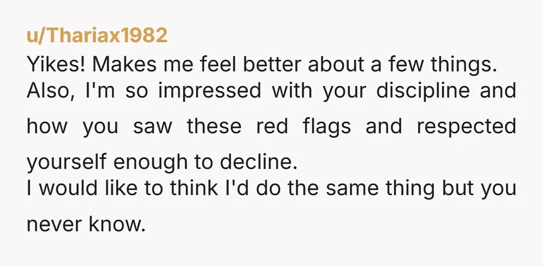 u/publichealthpro1 I think you should have stuck it out until the end. I interviewed in person for a corporate job for the medical director. She then paraded me to other...