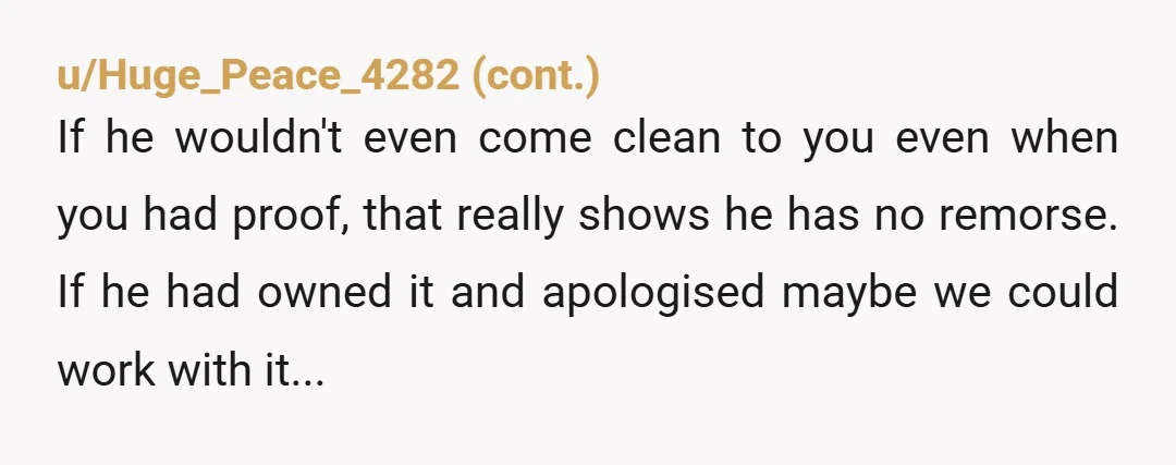 u/throwacct401
If you marry him after he cheated on you, he has absolutely no reason not to do it again.