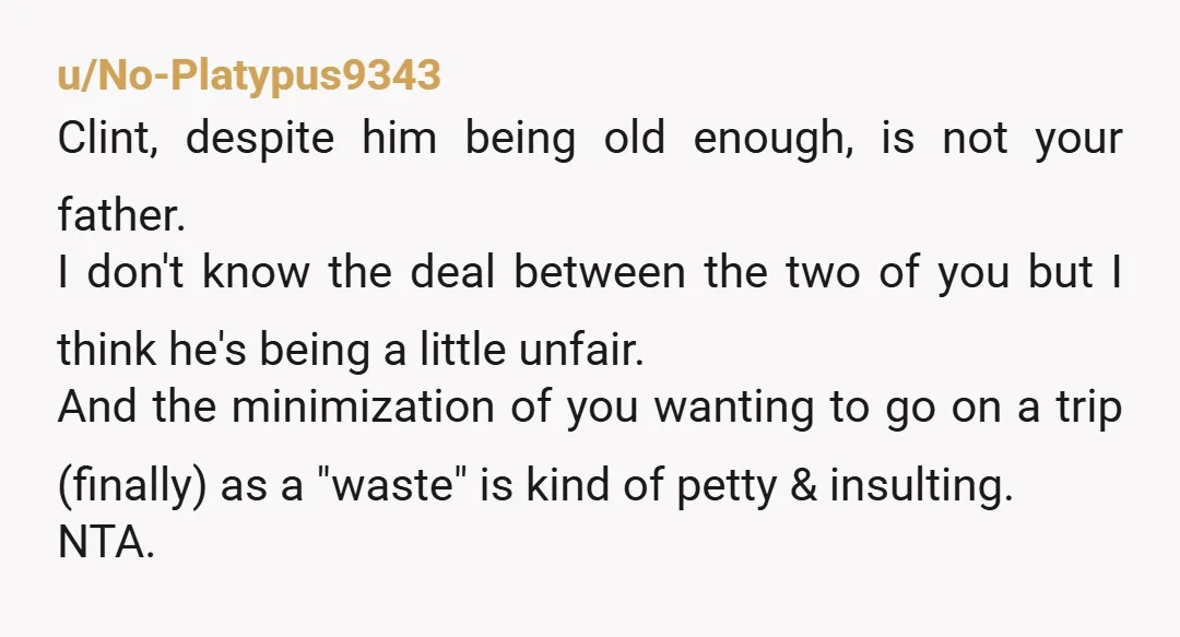 u/hollowsbest itnsounds like you do a lot of work for him and his family. I think this is a perfectly acceptable thing to do, considering you haven't had a holiday...
