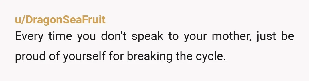 u/ObjectivePrice5865 You quite literally saved a young man’s life just by the luck of your demented mum breaking a leg even though she deserves more broken bones but that’s just...