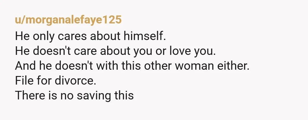 u/xHeyItzRosiex The woman he is cheating on will likely endure the same betrayal as a person who leaves their partner for another person will almost never stop cheating and will...
