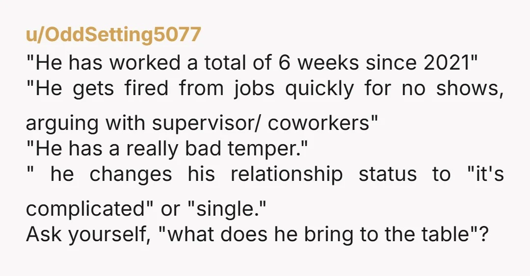 u/athenabrat I've been in this situation, unfortunately, except we were both early 40's. Cashback on purchases even though he had near constant access to my debit card and I paid...
