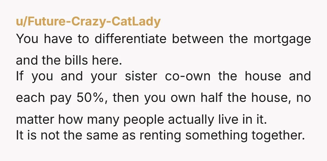 u/Sensitive-Eagle3641 OP can your sister and her husband get another loan and buy out your half of the house? Getting another place with a different roommate might be the only...