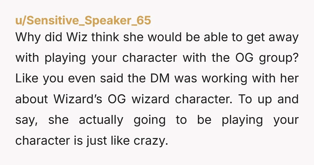 u/CrossSoul
I'm glad you didn't back down from playing your character.
All the other stuff was super f*** up of course, but your tungsten spine was the good part.