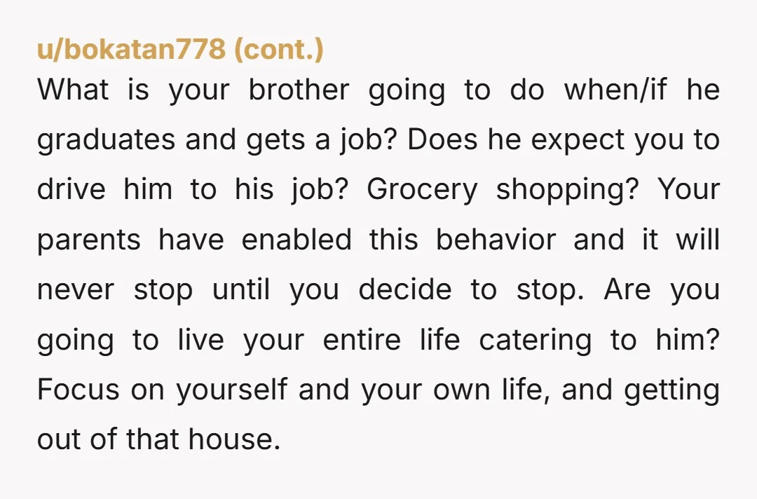u/End0rk NTA. Your parents are gonna find out real quick what they can do if you pull the “I’m an adult” card to get out of this clearly toxic situation....