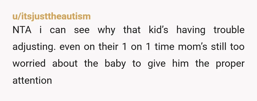 u/Mcbriec That would absolutely be the last time I ever babysat for her. She is unbelievably exhausting, rude and generally unhinged.