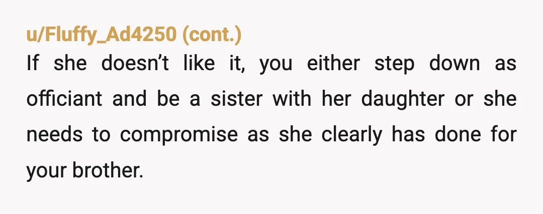 u/Hanks-mom123 If you get a sitter for your daughter, why would you explain to her that everybody, including other kids, would be at the wedding except her? She’s 3. She...