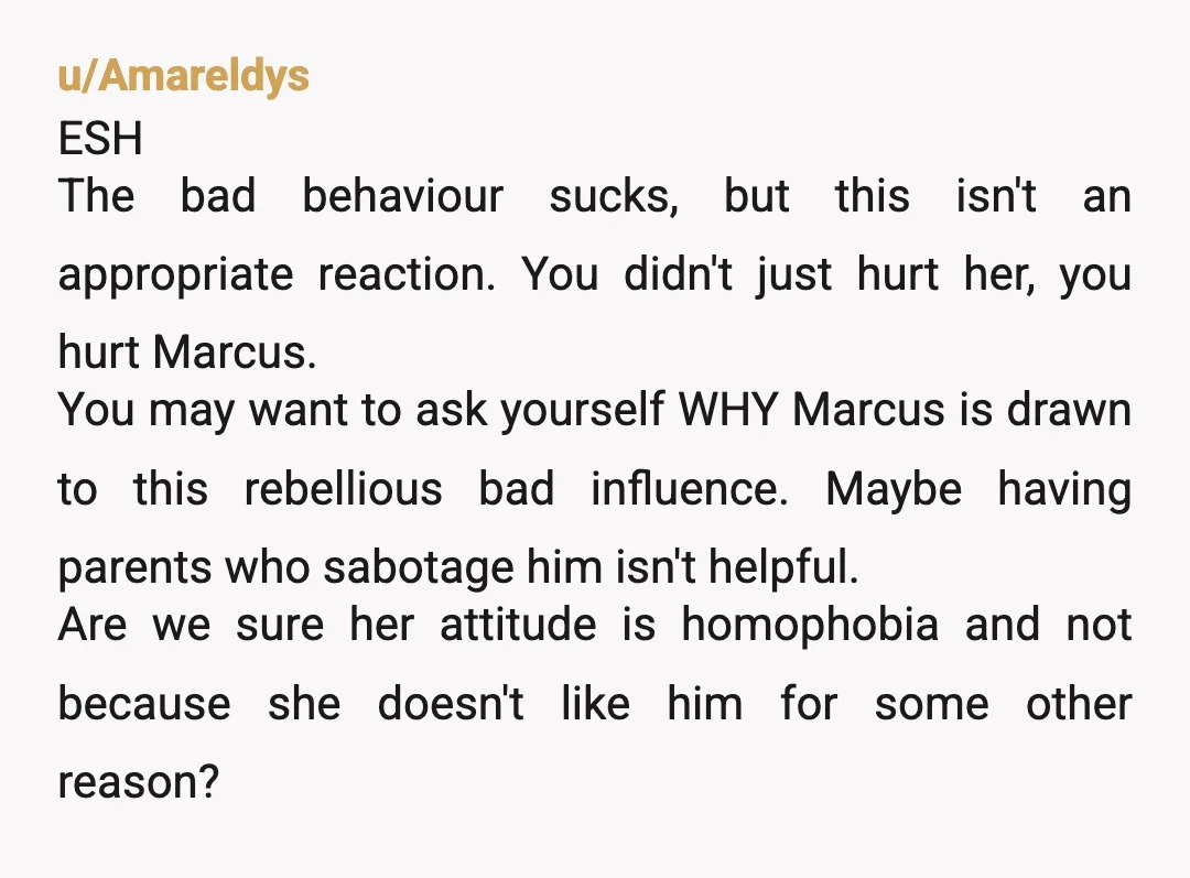 u/MizAnthropy_
ESH.
What is burning the cake going to teach them? Why didn’t you confront them in the moment and tell them that what they were saying was unacceptable?