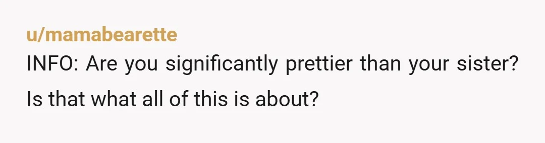 u/Bartok_The_Batty I would expect her to behave poorly on the day. She may find a reason to not want you to be a bridesmaid after all. I would back out...