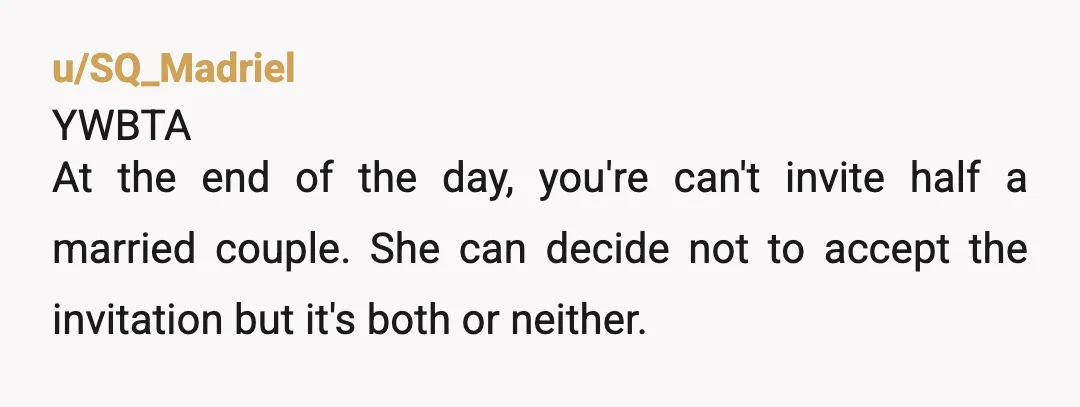 u/MediumAwkwardly
You have a fiance problem. Do you want his friends dictating your life?