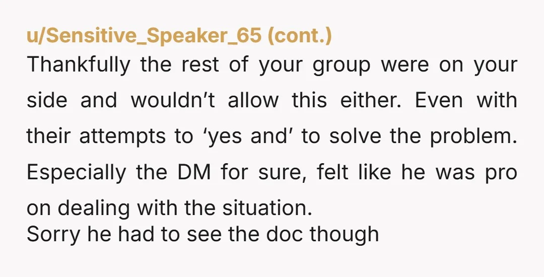 u/DMfortinyplayers Can you clarify- was Wizard playing Aoife in games with this DM or any of the players from this original group? It's super weird that she and DM talked...