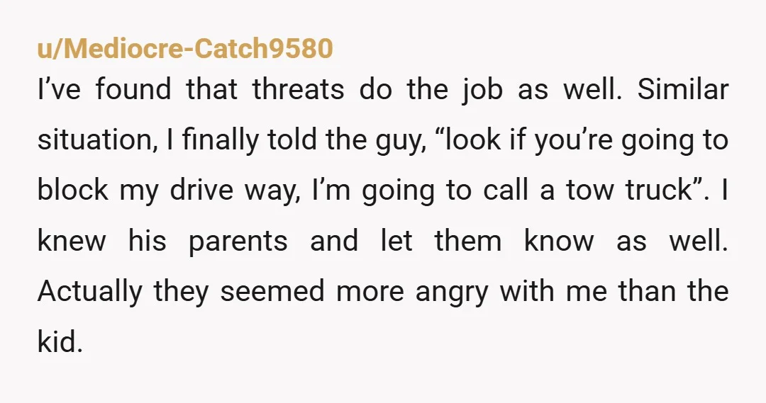u/Fuckface-vClownstick When they asked the name of the tow company, I hope you said “oh I don’t remember. It’s no big deal. You’ll figure it out.”