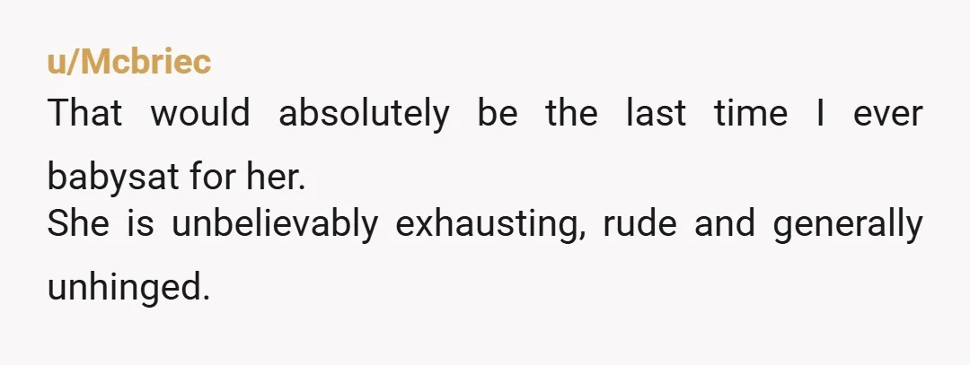 u/Senior_Performer_387 NTA. Genuinely ask her if she expected you to stay awake all night answering her calls every 30 minutes?