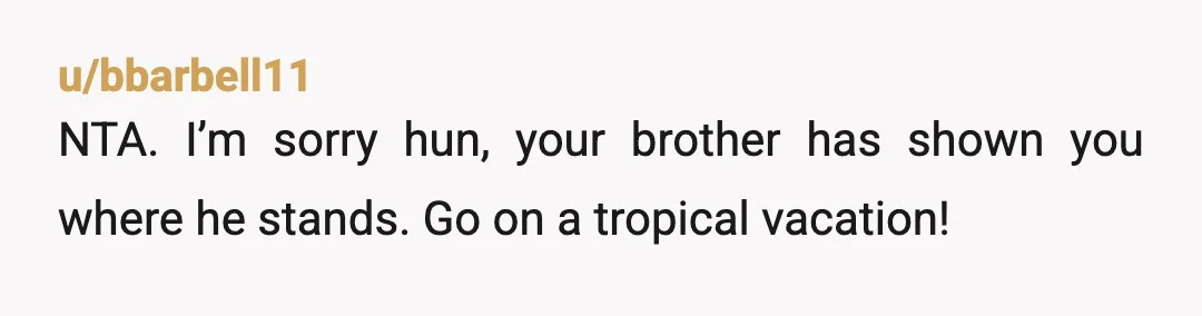 u/Sonsangnim
NTA He wants someone there but it isn't you.  If he wanted YOU, he would defend you.