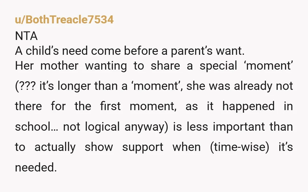 u/Bulky_Feedback_3530 NTA at all! As a mum myself who shares custody of a lil miss 9. If she got her period, and the school called her father or myself to...