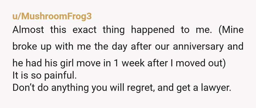 u/Abby-582
Sell!!! Get your name out of the title and mortgage by selling.
Don’t move out until the house is sold.