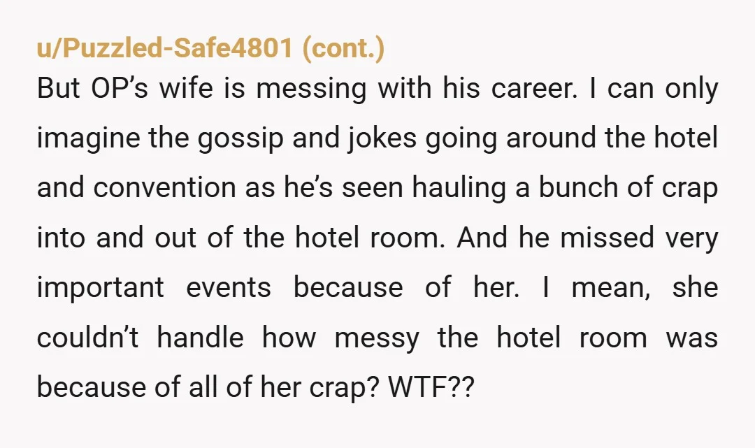 u/Awkward_Strike7294 As a woman who recently took a long hard look in the mirror and decided that my overstimulating over stressful vacation planning made things miserable, your wife needs to...