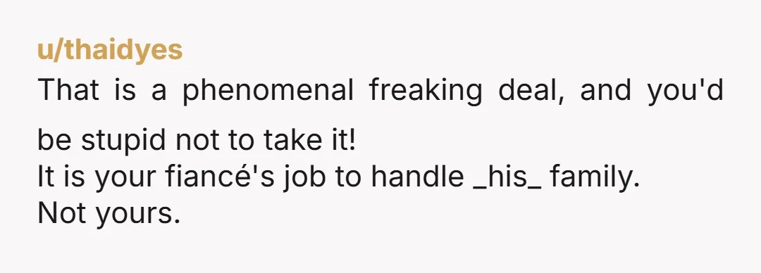 u/tarra_hills Enjoy your heavily discounted wedding! One nice sounding excuse (other than saving thousands) is you wanted the anties to be able to actually enjoy the wedding instead of working...