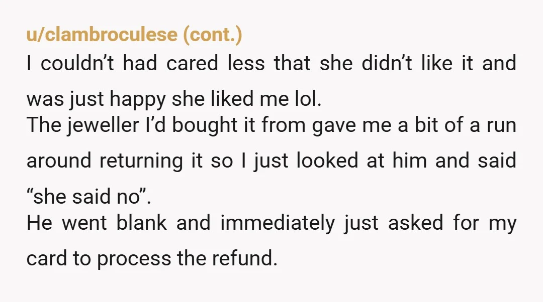 u/CareyAHHH Both of them should take it as a sign that they really do know each other well. He was sure it wasn’t to her taste, but let an outside...