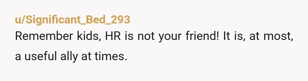 u/Lester_B “I’ve never procreated with anyone in my chain of command” is brilliant.